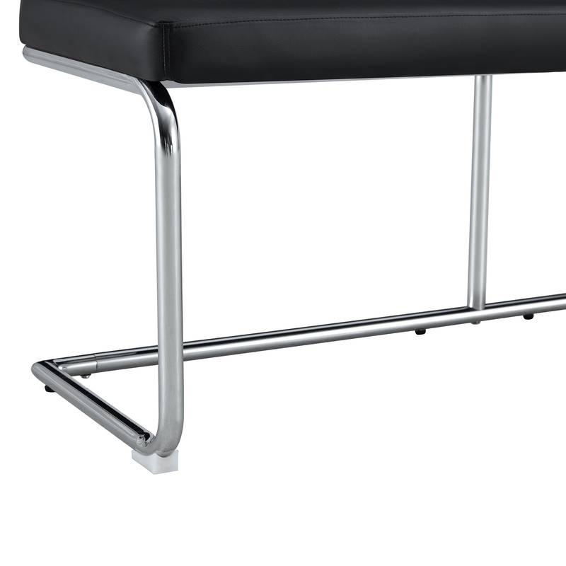 Stylish Shoe Bench with Silver Legs - Perfect Storage for Every Space