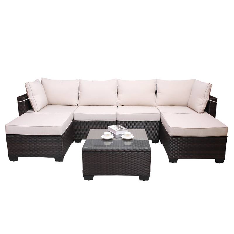 Cozy Calypso Outdoor Sofa & Table Set