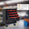 Rolling Tool Cart with Stainless Steel Top – Smart Storage for Garage & Workshop