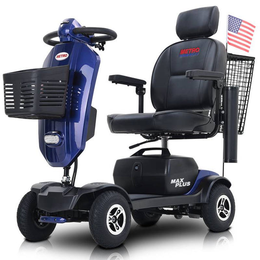 Blue Breeze Mobility Scooter with Basket & USB Charger