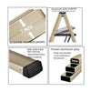 Easy Fold Aluminum Ladder - Versatile & Stable for Home and Office