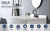 Elegant Bronze Bathroom Faucet with Pop-Up Drain