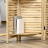 Cozy Divider – Stylish Wood Privacy Screen with Shelves