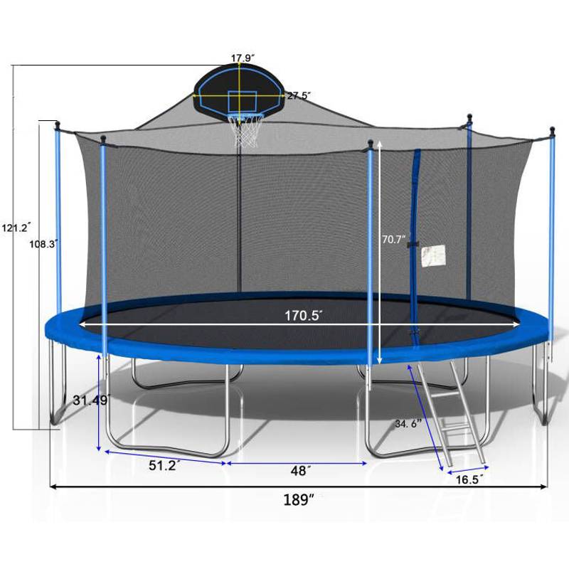 Jump & Shoot Trampoline Fun for Everyone!