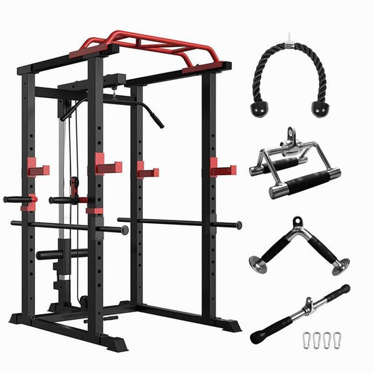Versatile Power Rack: Your Home Gym Solution!
