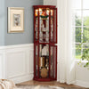 Luminous Corner Curio Cabinet