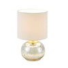 Shimmering Saxony Glass Lamp
