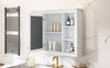 Stylish Wall-Mounted Bathroom Mirror Cabinet with Shelves