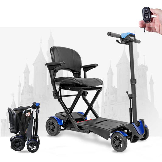 Easy Ride Foldable Electric Scooter for Seniors - Lightweight & Smooth Travel Companion