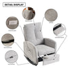 Cozy Rocking Chair with Footrest