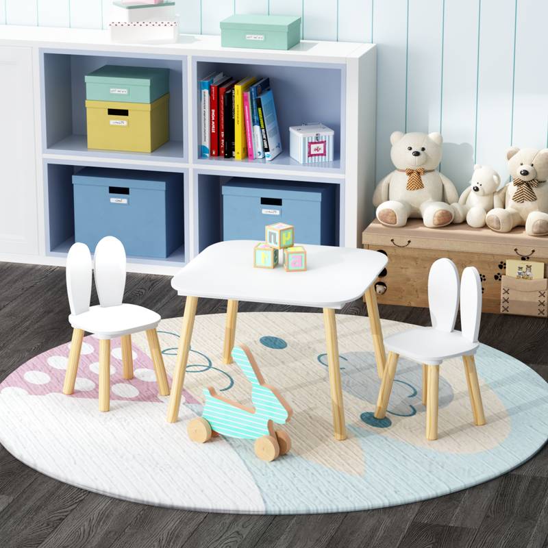 Bunny Playtime Table & Chairs Set