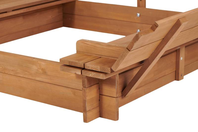 Magic Sand Playground with Adjustable Cover and Cozy Benches