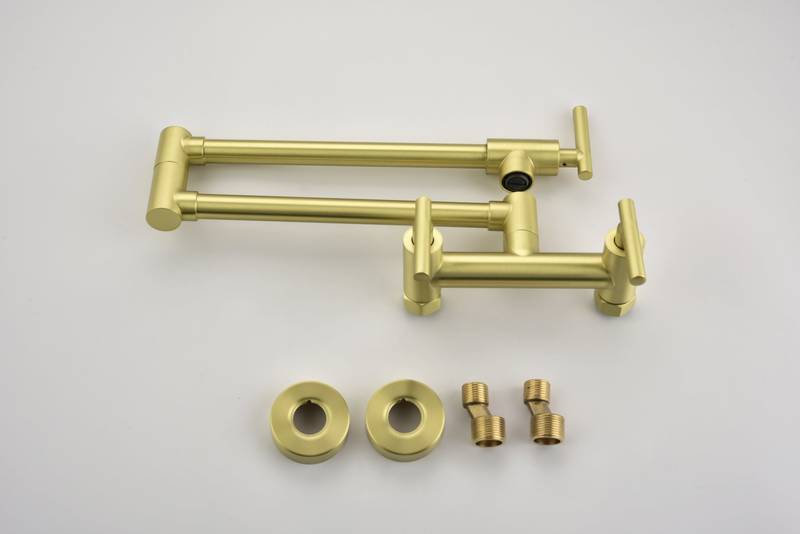 Swivel Pot Filler Faucet with Hot and Cold Water