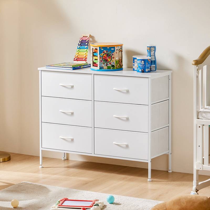 Cozy Chic 6-Drawer Storage Dresser