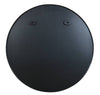 Sleek Black Round Bathroom Mirror