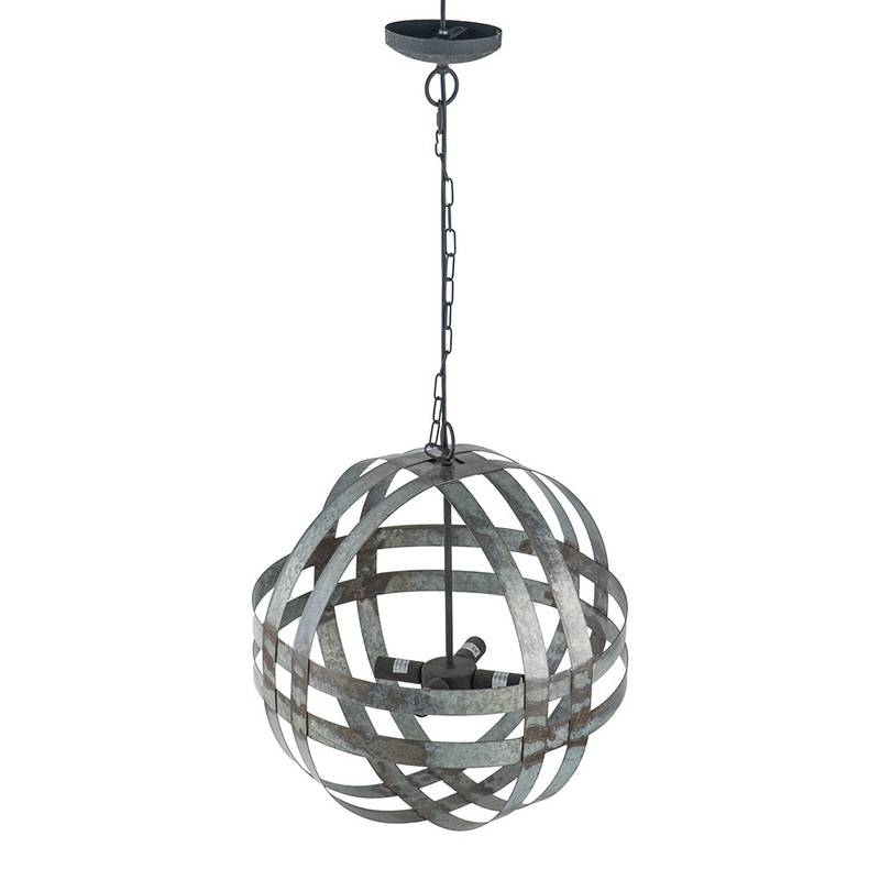 Chic Galvanized Chandelier for Home Elegance