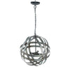 Chic Galvanized Chandelier for Home Elegance