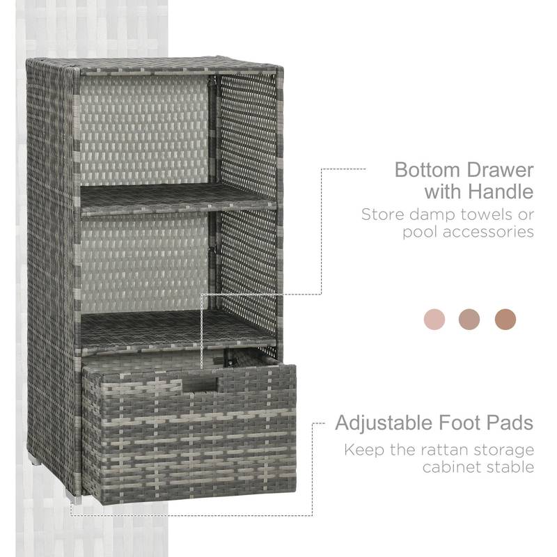 Cozy Poolside Towel Rack – Stylish Storage for Your Spa Essentials