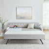 Cozy Beige Daybed with USB Trundle