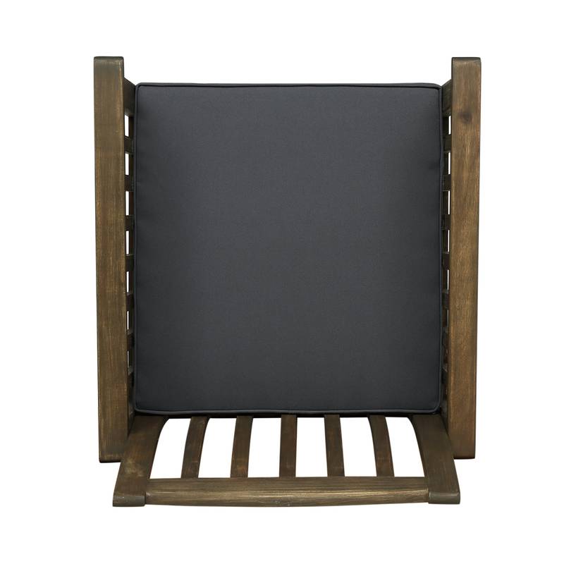 Cozy Acacia Dining Chair Duo