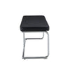 Stylish Shoe Bench with Silver Legs - Perfect Storage for Every Space