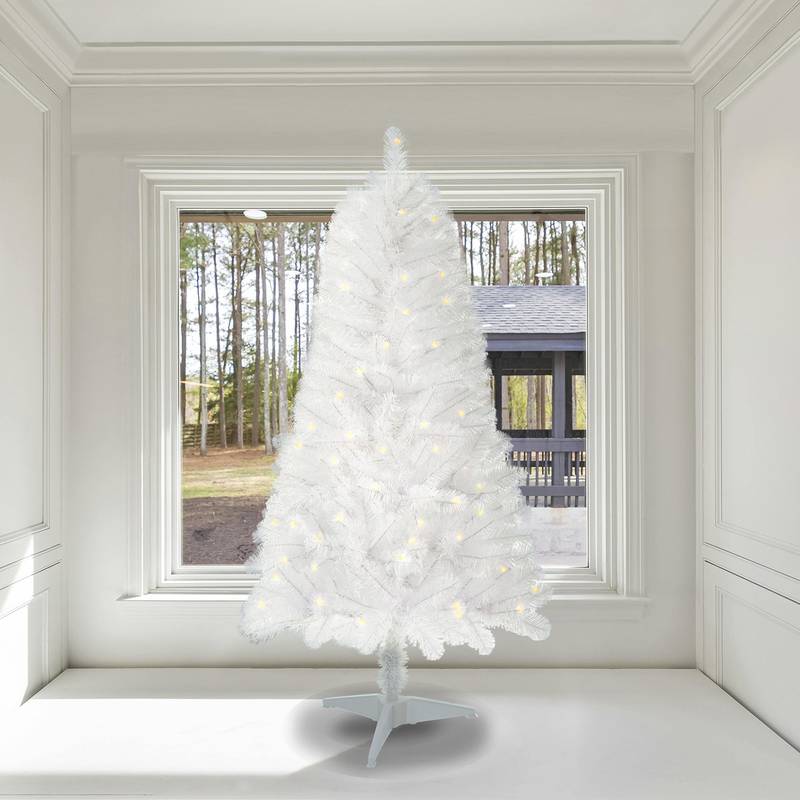 Cozy Glow Prelit White Christmas Tree