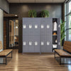 Stylish Gray Locker Storage for Home, Gym & Office