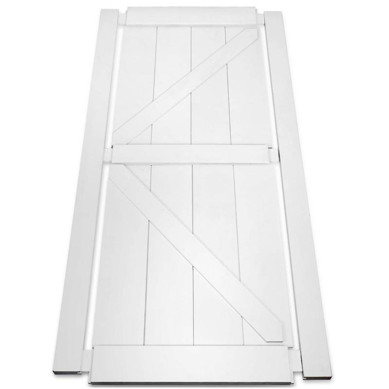 Modern Barn Door Panel - Ready to Assemble, Moisture-Proof & Deformation Resistant