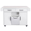 Savvy Chef's Rolling Kitchen Island