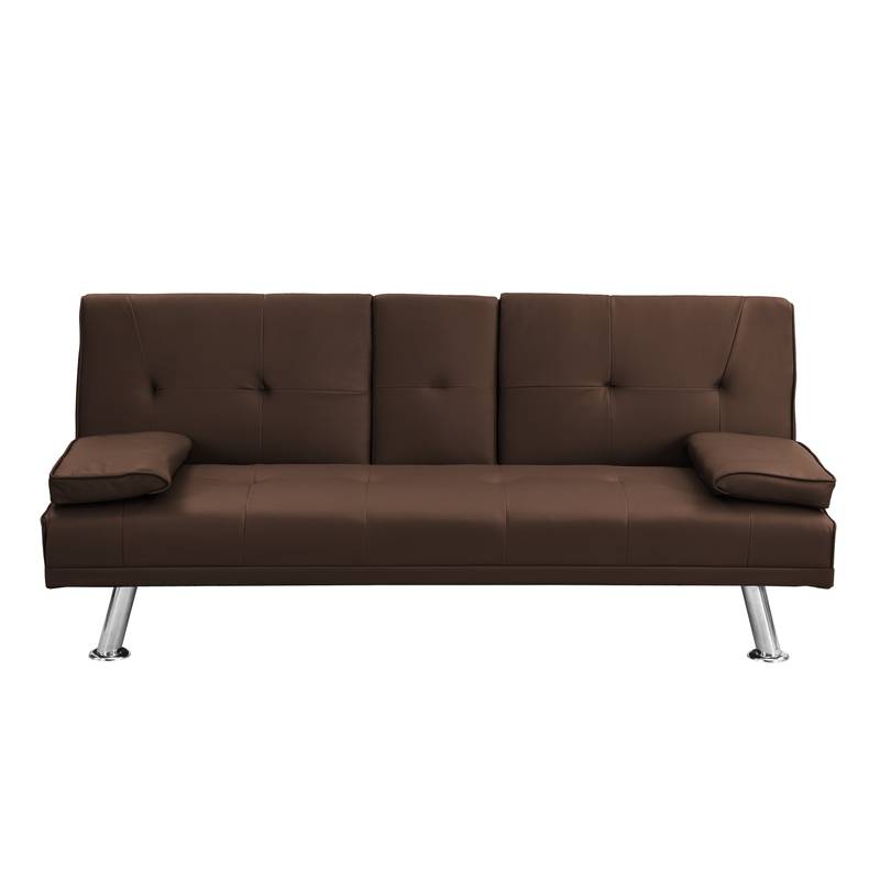 Cozy Convertible Sofa Bed with Modern Armrests