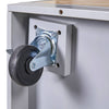 Cozy Kitchen Rolling Island with Storage & Wine Rack