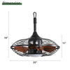 Versatile Outdoor Ceiling Fan with LED Lights and Stylish Blades