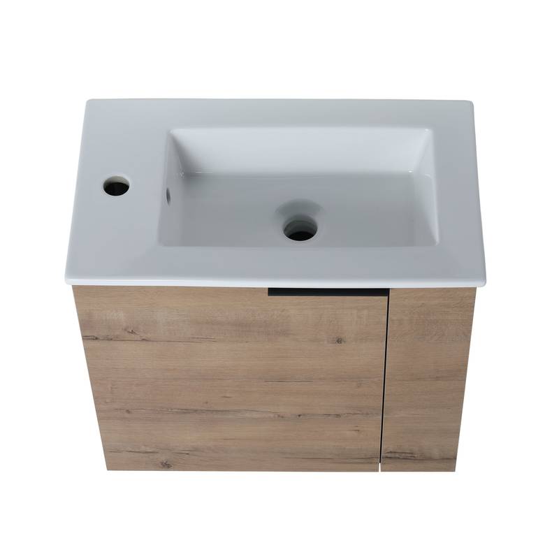 Sleek Space-Saving Bathroom Vanity with Sink