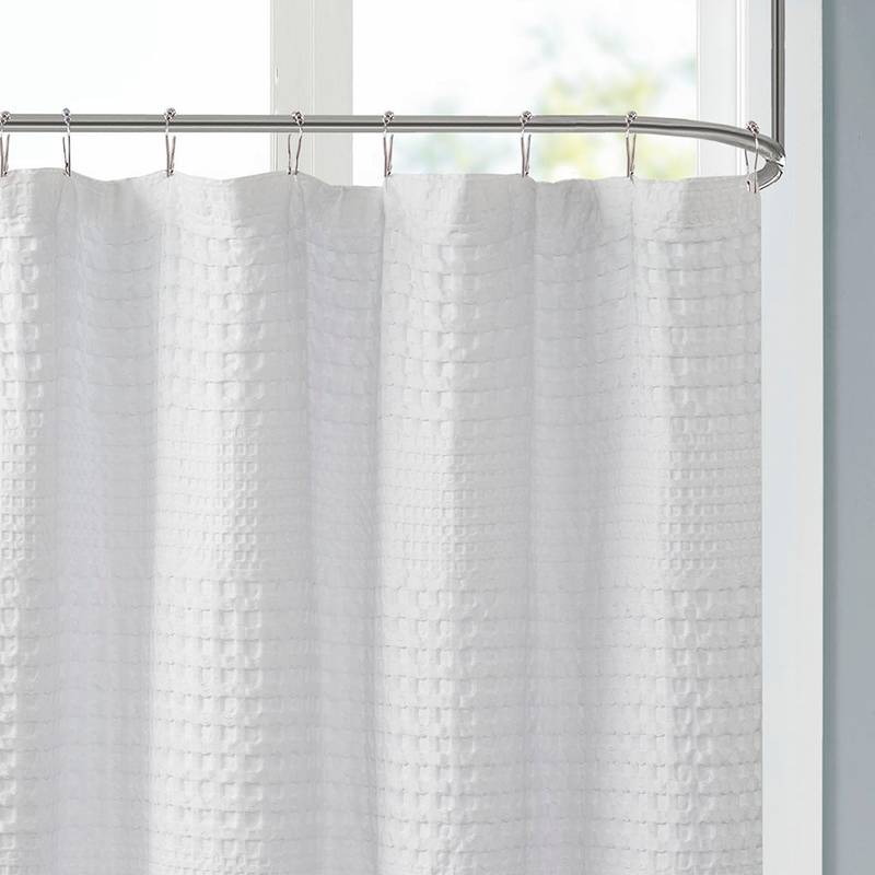 Waffle Weave Shower Curtain