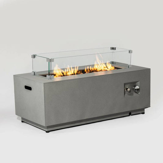 Cozy Propane Fire Table with Tank Holder
