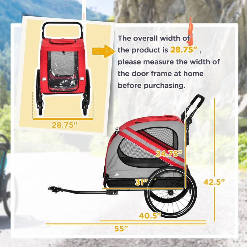 Pawtastic Bike Sidecar for Small Dogs