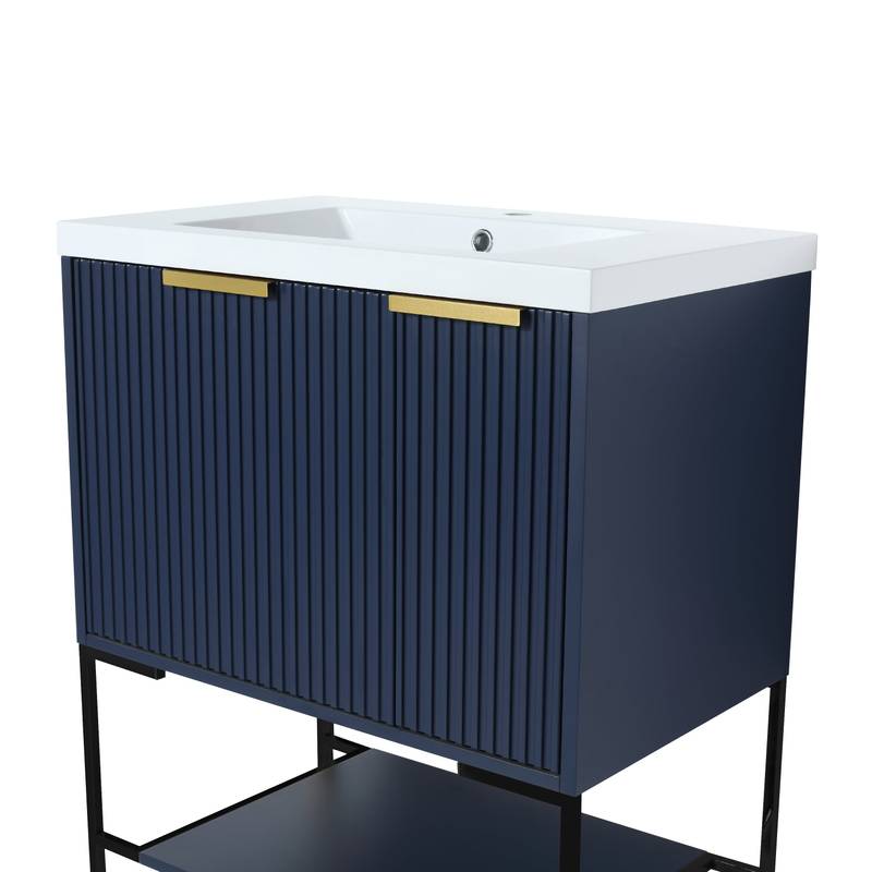 Chic Resin Sink Bathroom Vanity