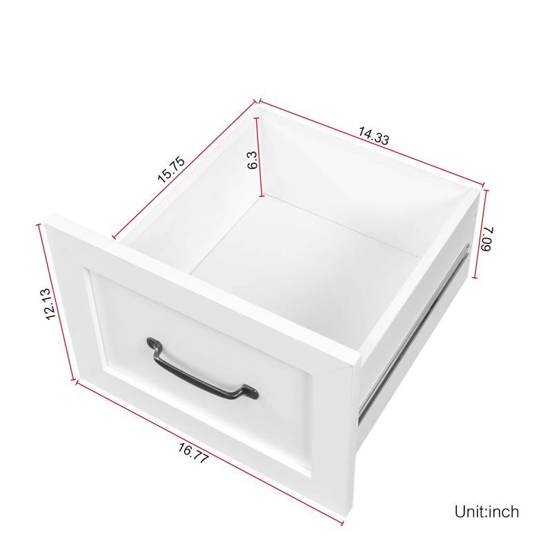 Chic White Desk with Hutch for Home Office