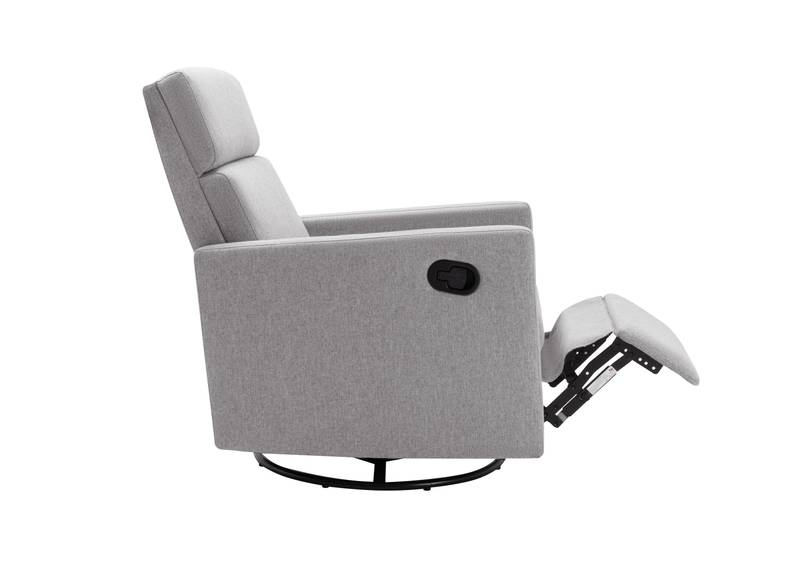 Cozy Gray Rocking Nursery Chair