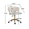 Chic Velvet Swivel Desk Chair