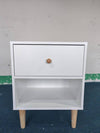 Charming White Nightstand for All Ages