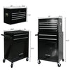 Rolling Tool Chest on Wheels – Black Storage Cabinet with Drawers