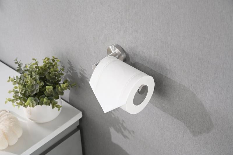 Brushed Nickel Bathroom Essentials Set
