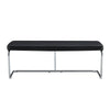 Stylish Shoe Bench with Silver Legs - Perfect Storage for Every Space