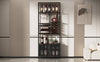 Chic Industrial Wine & Glass Stand