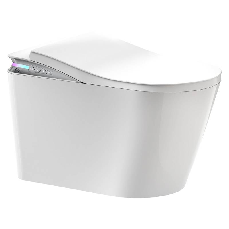 SmartGlow Toilet: Touchless Comfort & Control