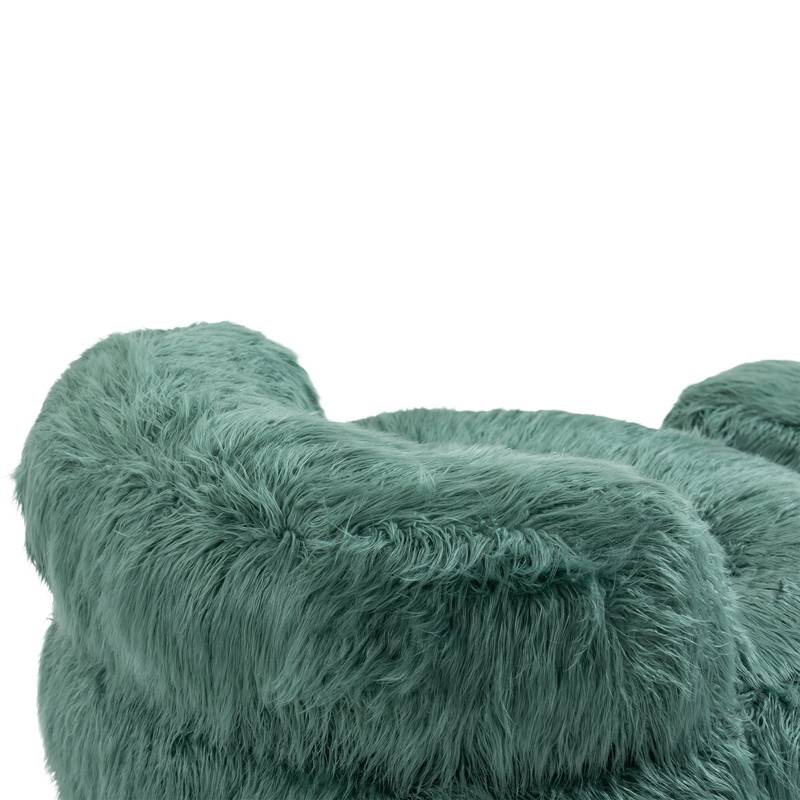 ChillNest Bean Bag Chair with Ottoman - Relax in Style! (Mint Green)