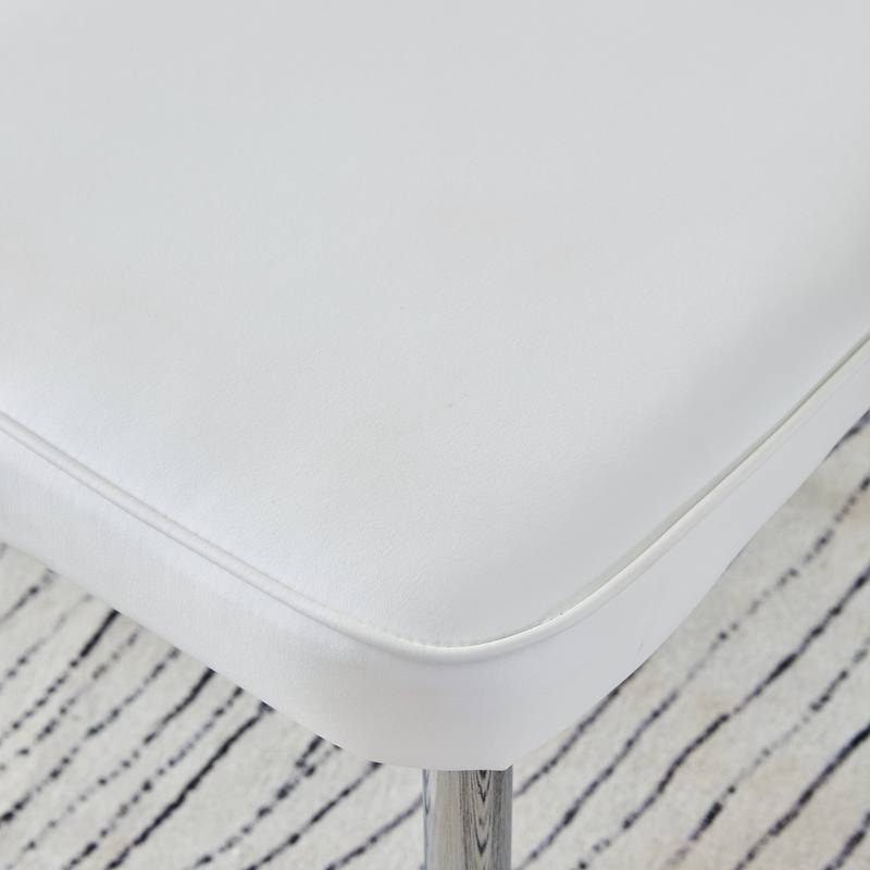Chic White Dining Chair Set