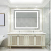 Elegant Touch LED Vanity Mirror - Anti-Fog & Dimmable Magic!