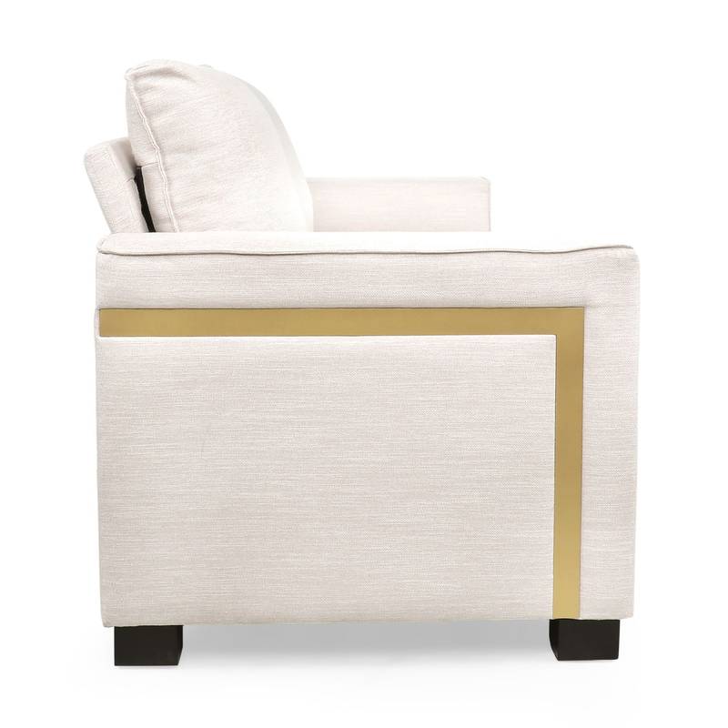 Cozy Contemporary Beige Sofa